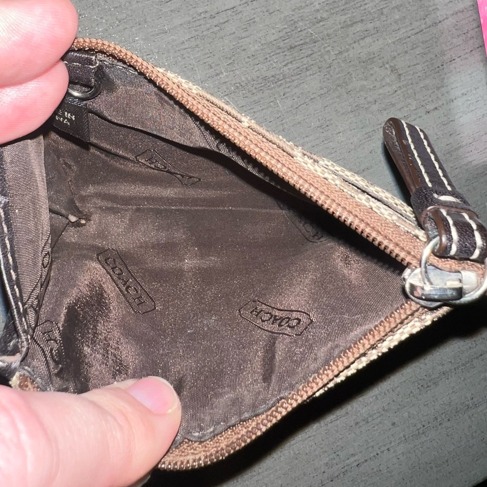 Coach card case key fob - Picture 3 of 3